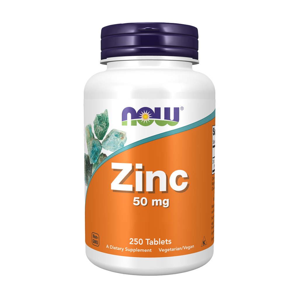 NOW Foods Zink 50mg tabletter