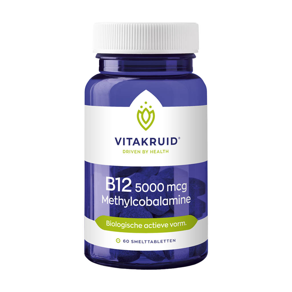 Vitakruid B12 5000 mcg Metylkobalamin (60 tabletter)