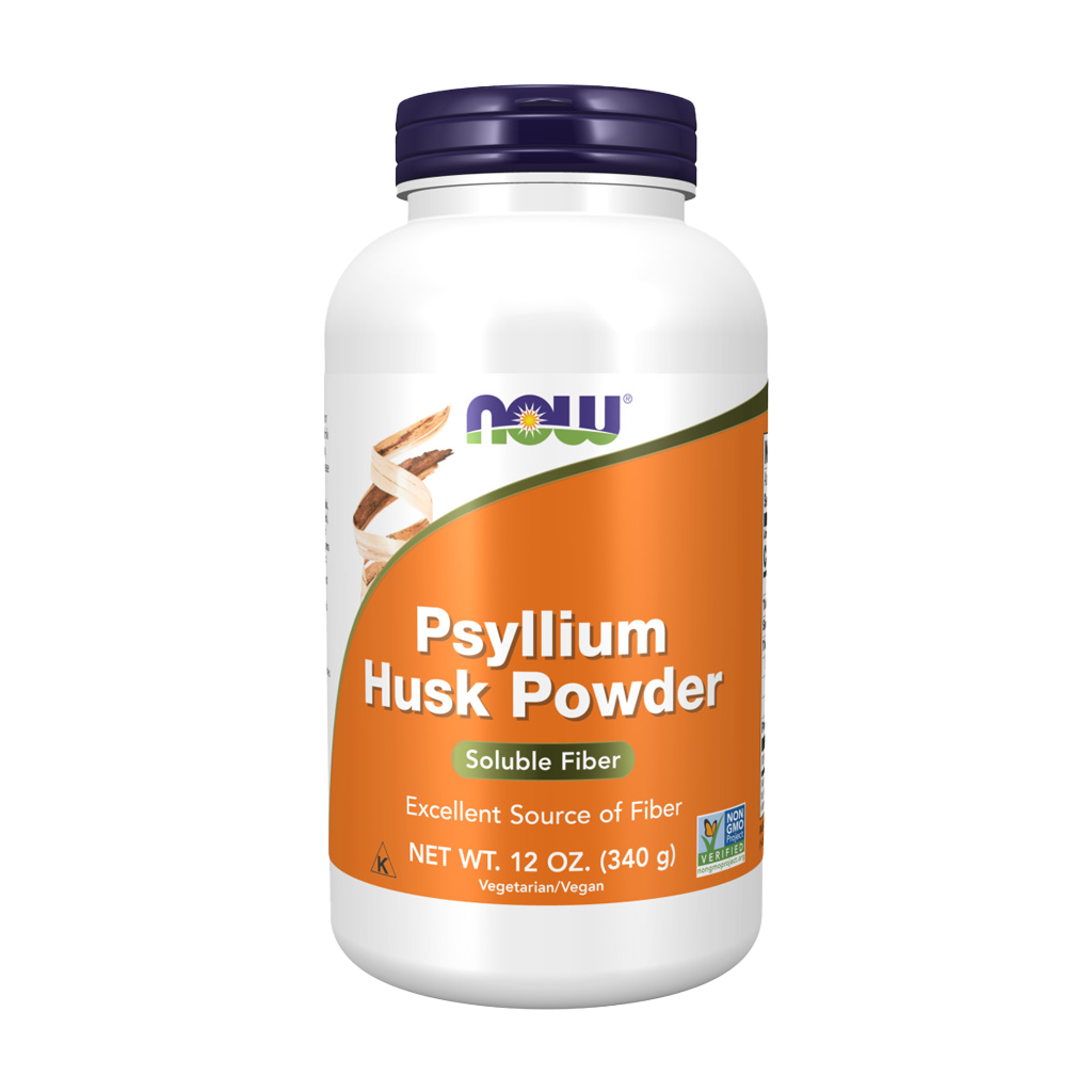 NOW Foods Psyllium Husk Pulver Vegetarisk