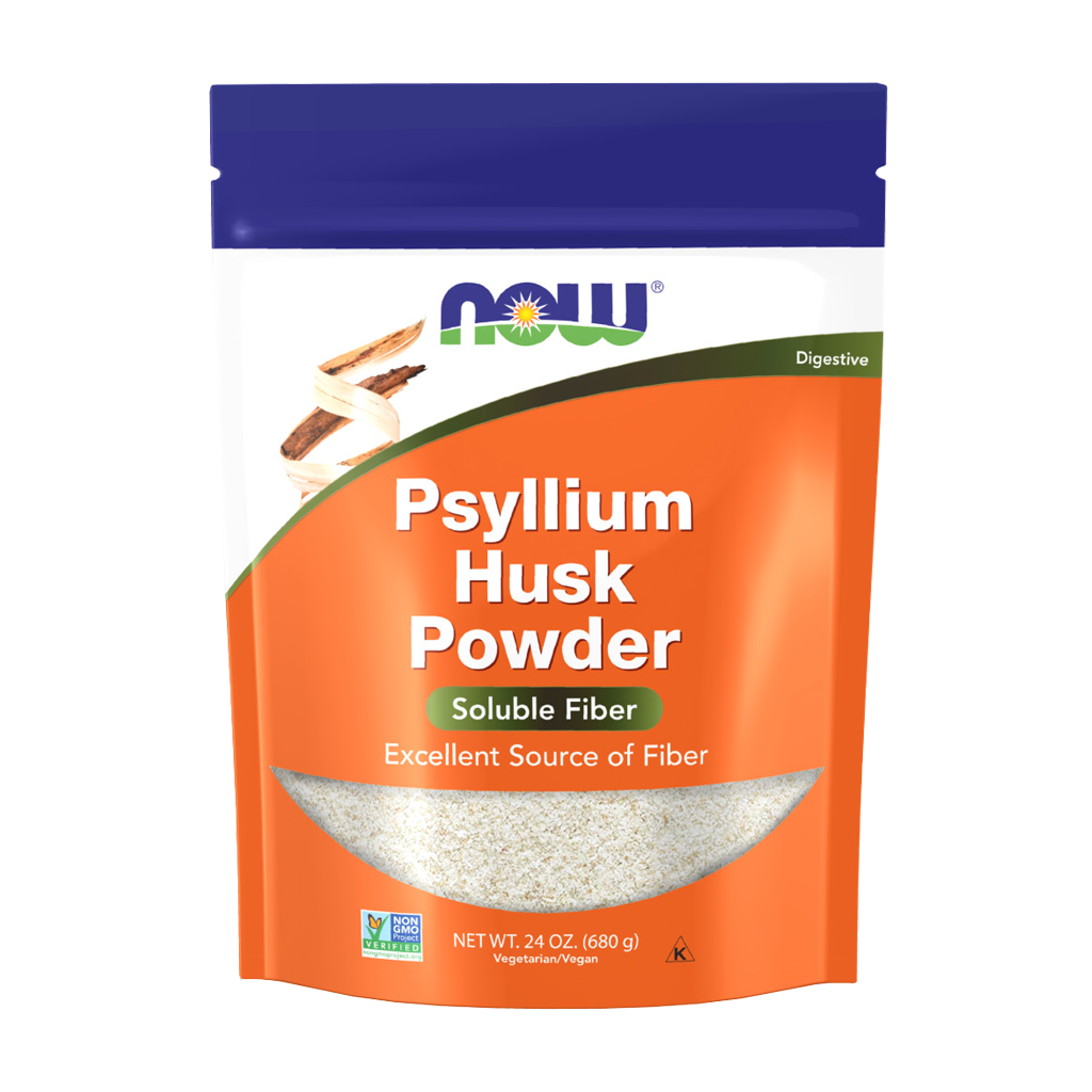 NOW Foods Psyllium Husk Pulver Vegetarisk