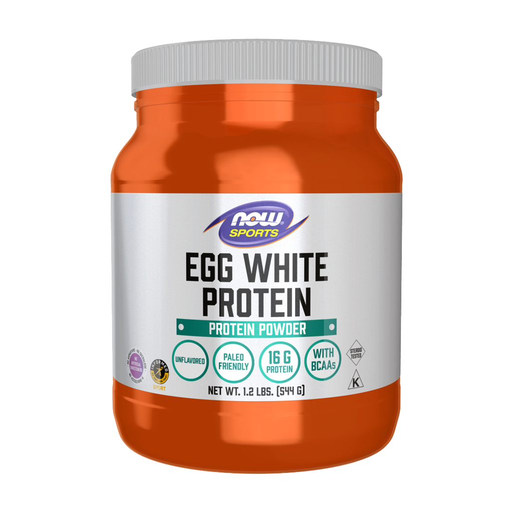 NOW Foods Egg White Protein, Unflavored Powder (944 gram)