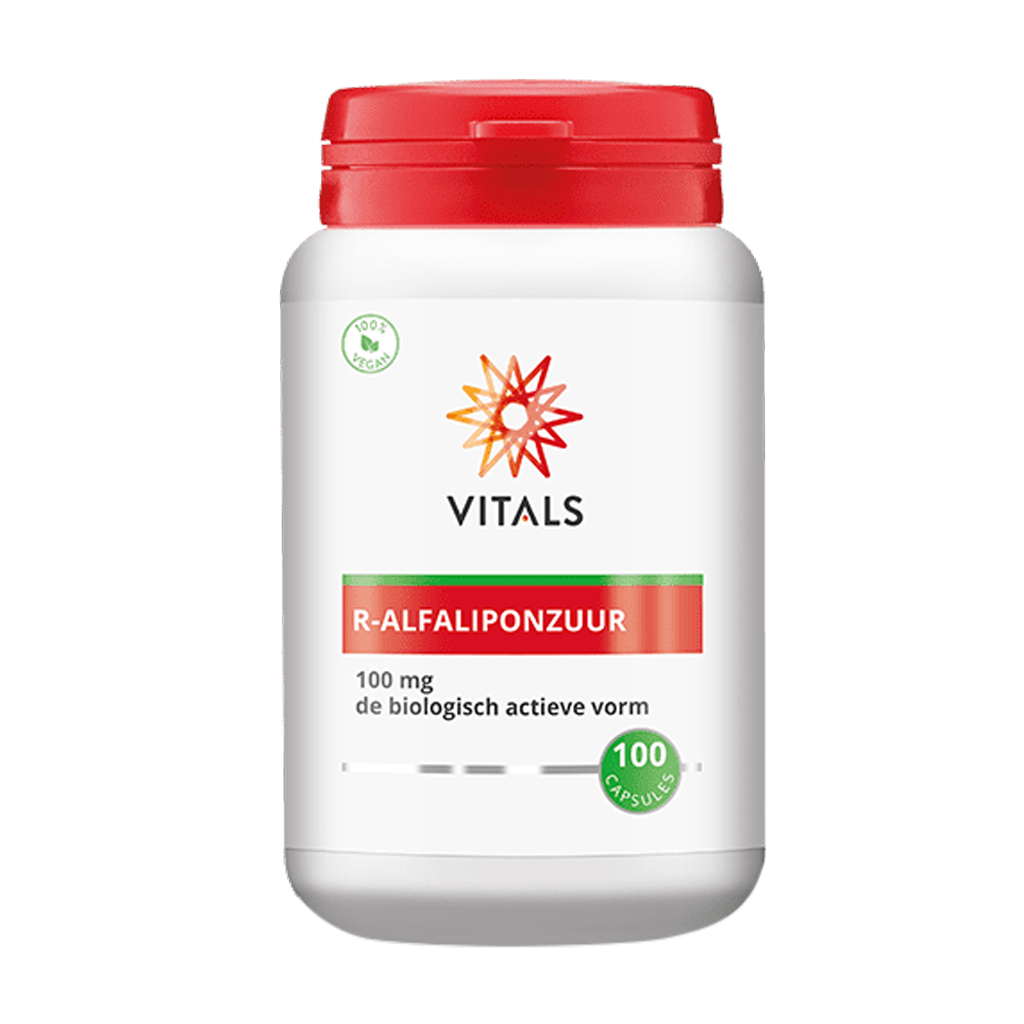 Vitals R-Alfa liponsyra 100 mg (100 kapslar)