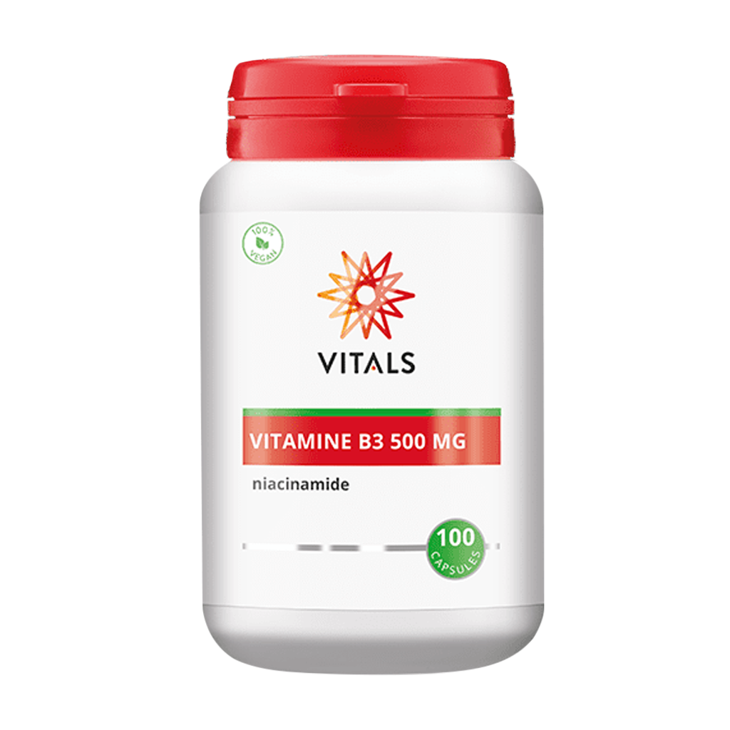 B3-vitamin 500 mg (100 kapsler)