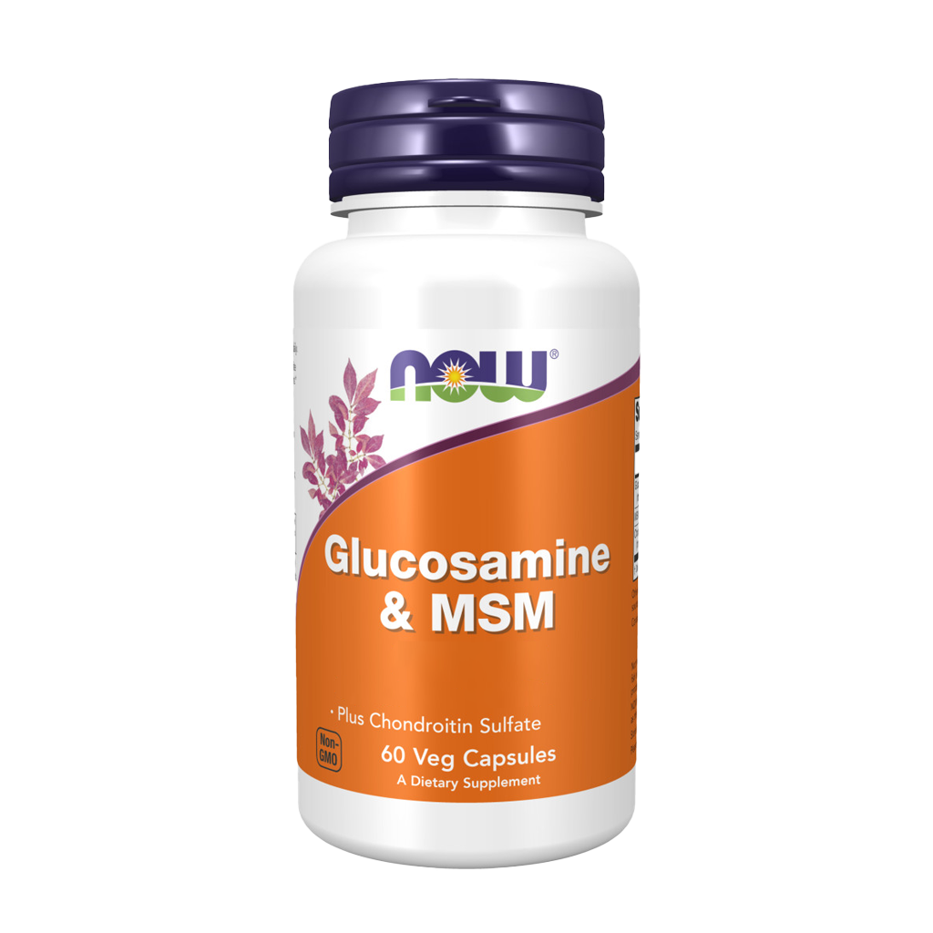 NOW Foods Glucosamin & MSM-kapslar