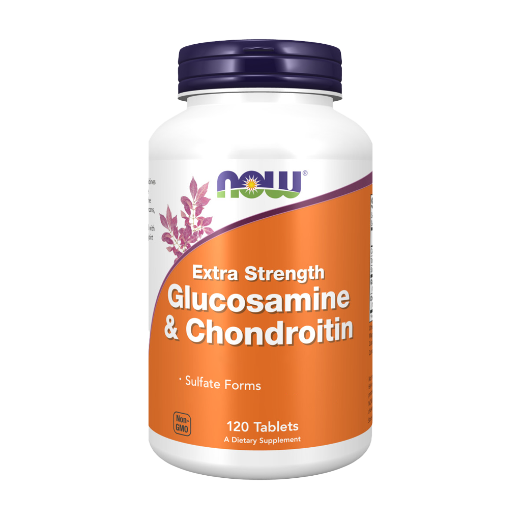 NOW Foods Glucosamin & Chondroitin Extra Styrka tabletter