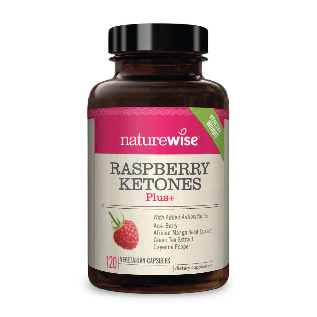NatureWise Raspberry Ketoner Plus 400mg (120 kapslar)
