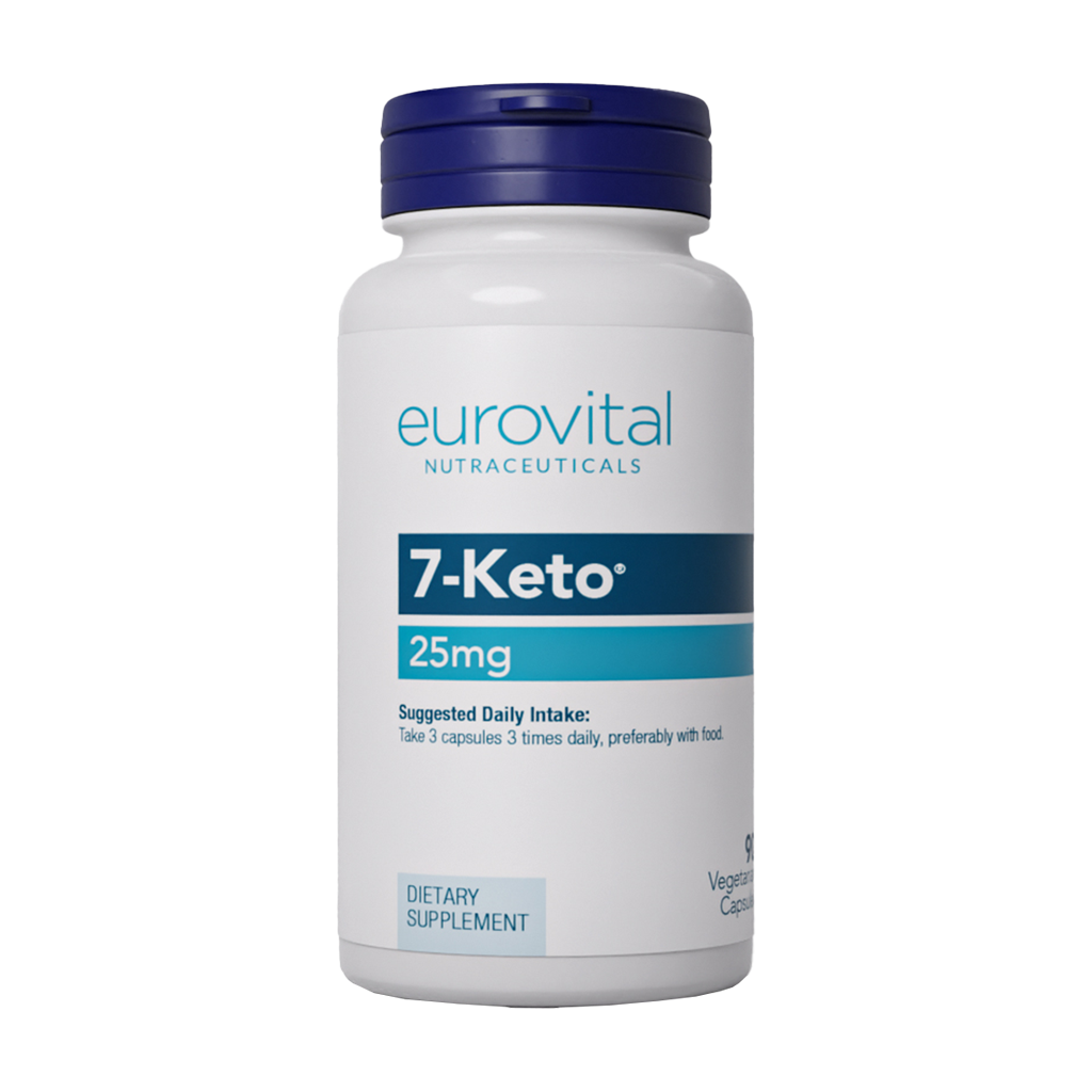 EuroVital 7-KETO DHEA 25 mg (90 kapslar)