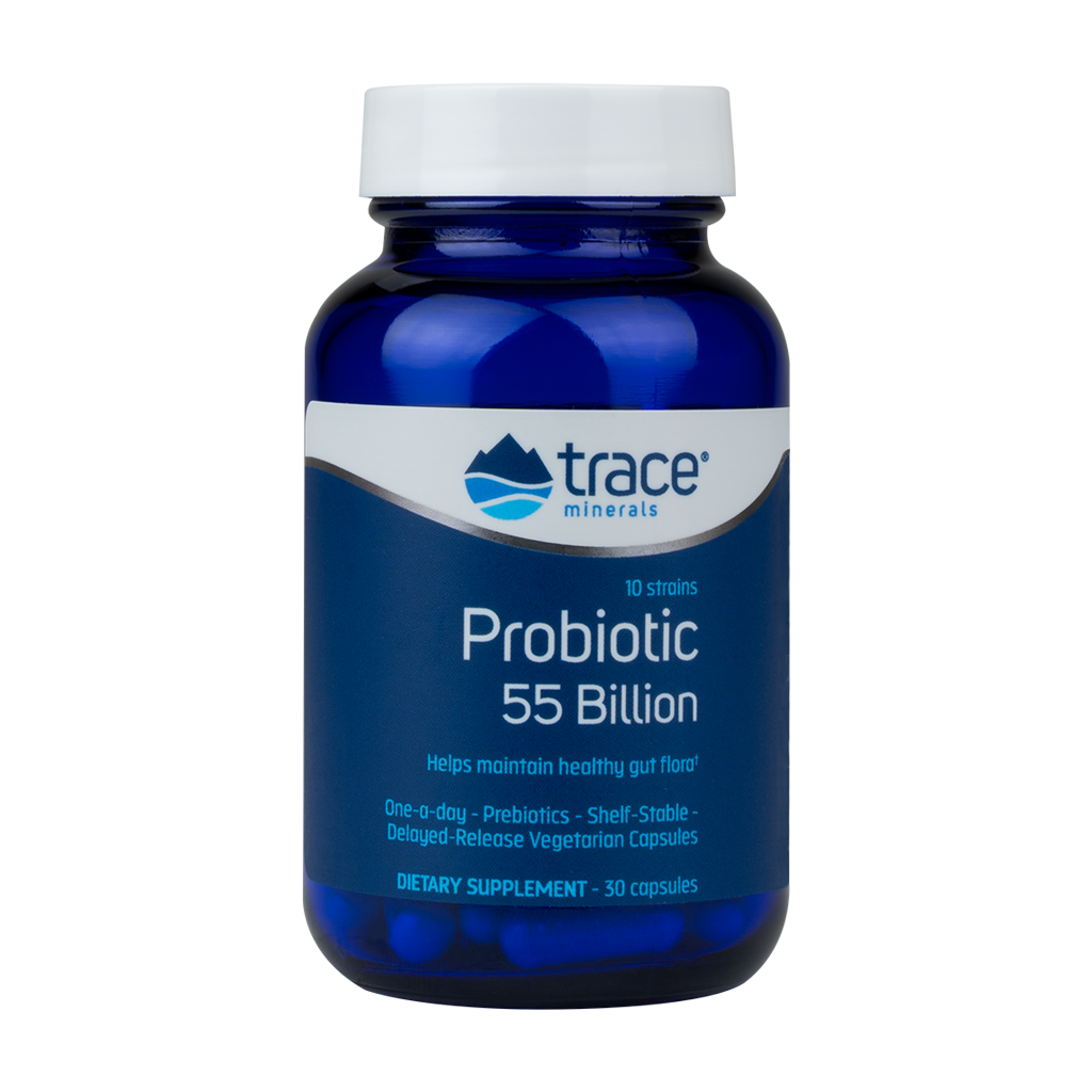 Trace Minerals Probiotika 55 Miljarder (30 kapslar)