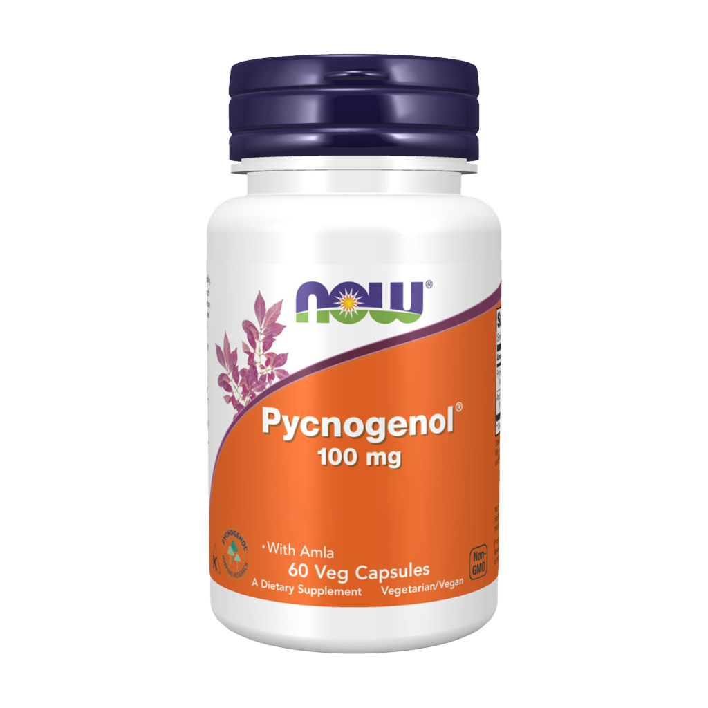 NOW Foods Pycnogenol® 100 mg (60 vegetariska kapslar)