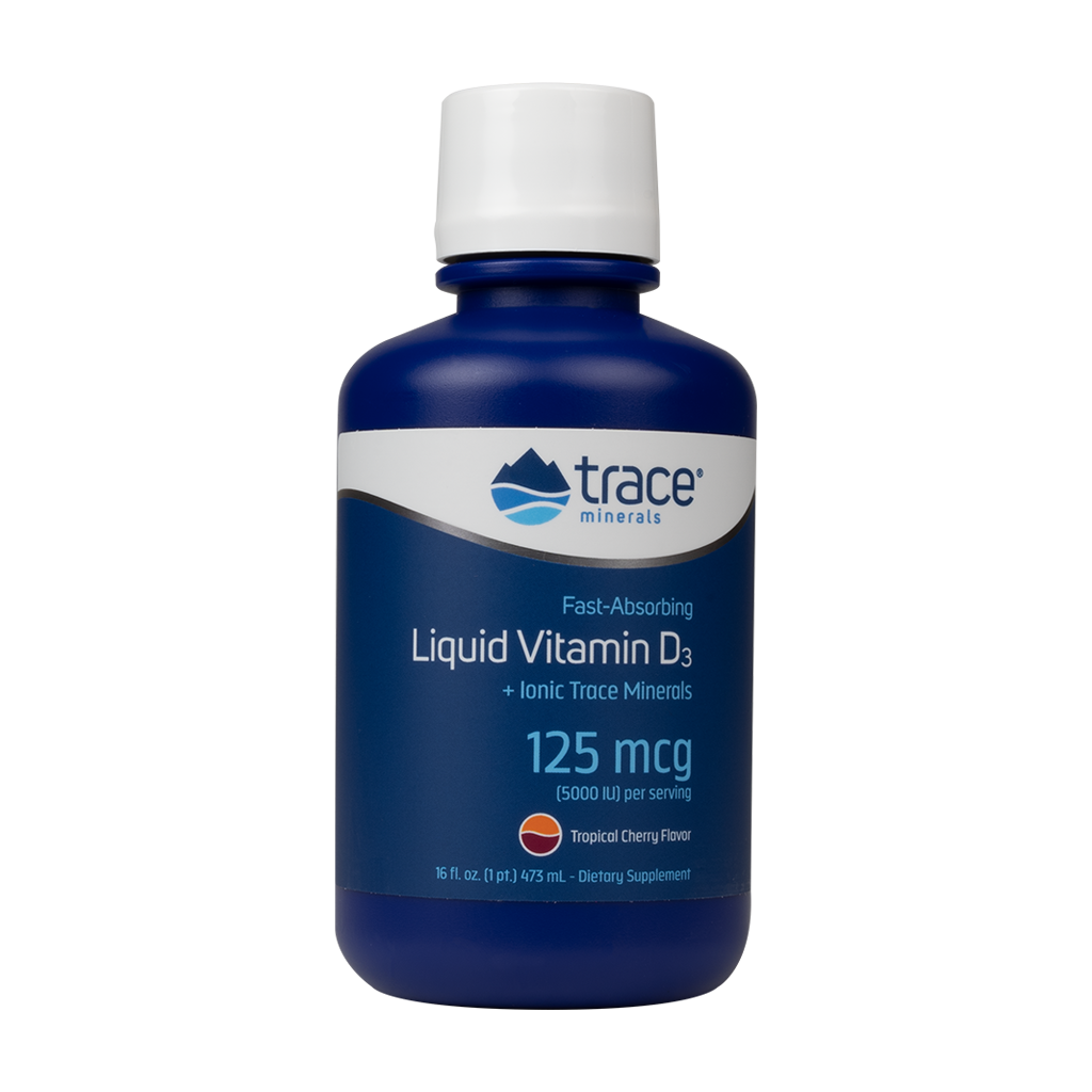 Trace Minerals Flytande vitamin D3 5.000 IE 125 mcg (473 ml)