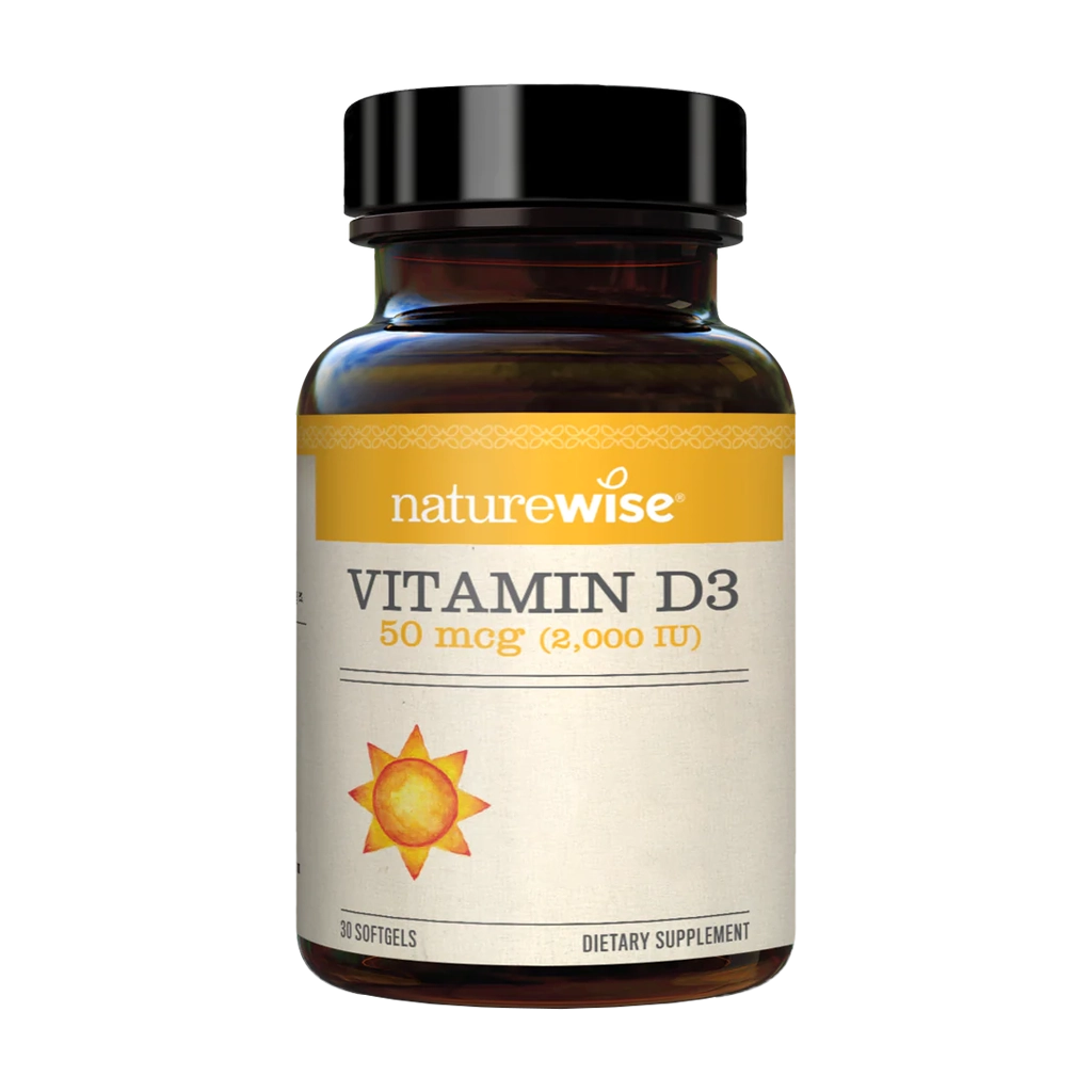 NatureWise Vitamin D3 2 000 IE - 50 mcg (30 softgels)