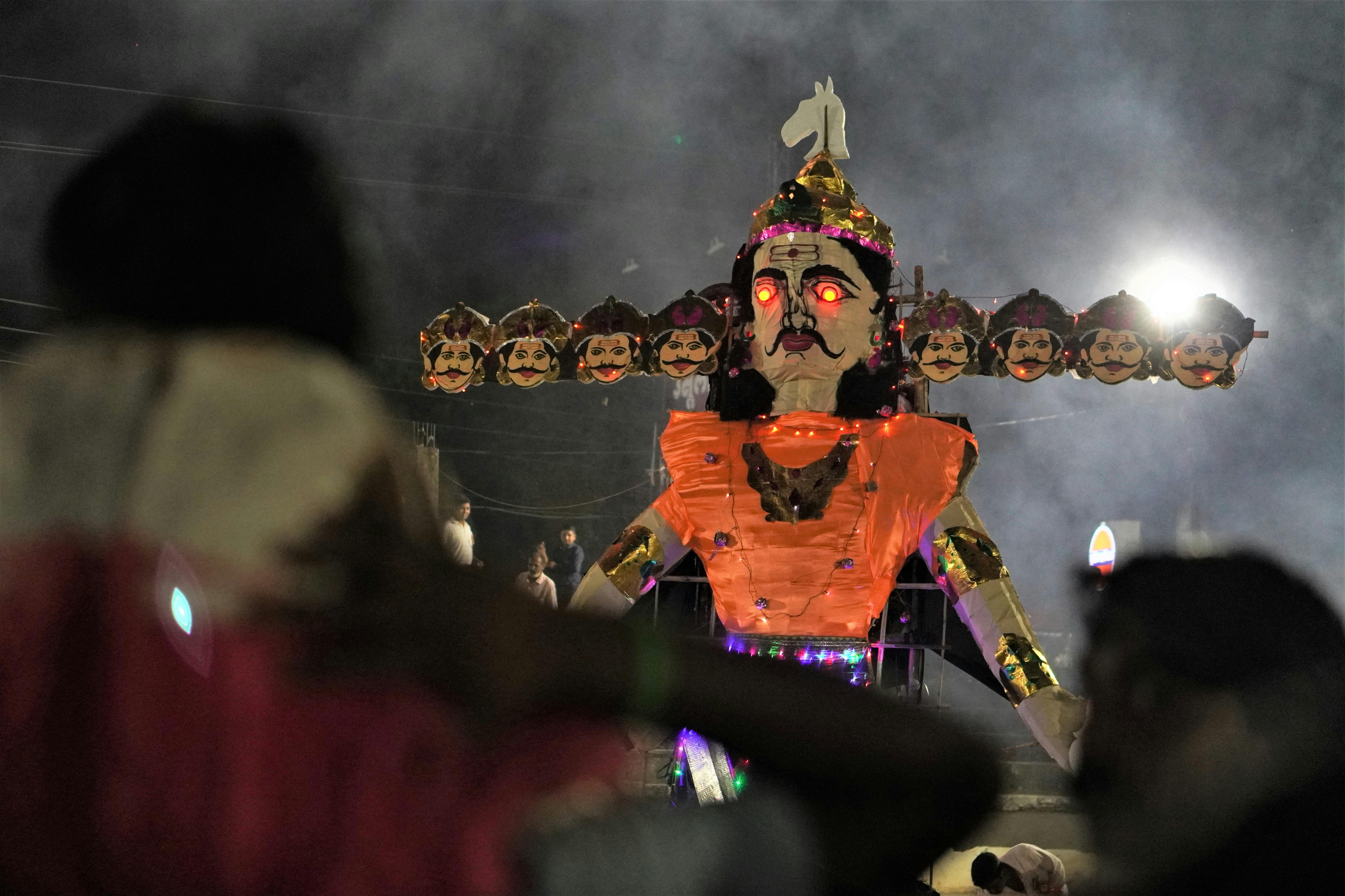 photo-of-a-ravana-effigy