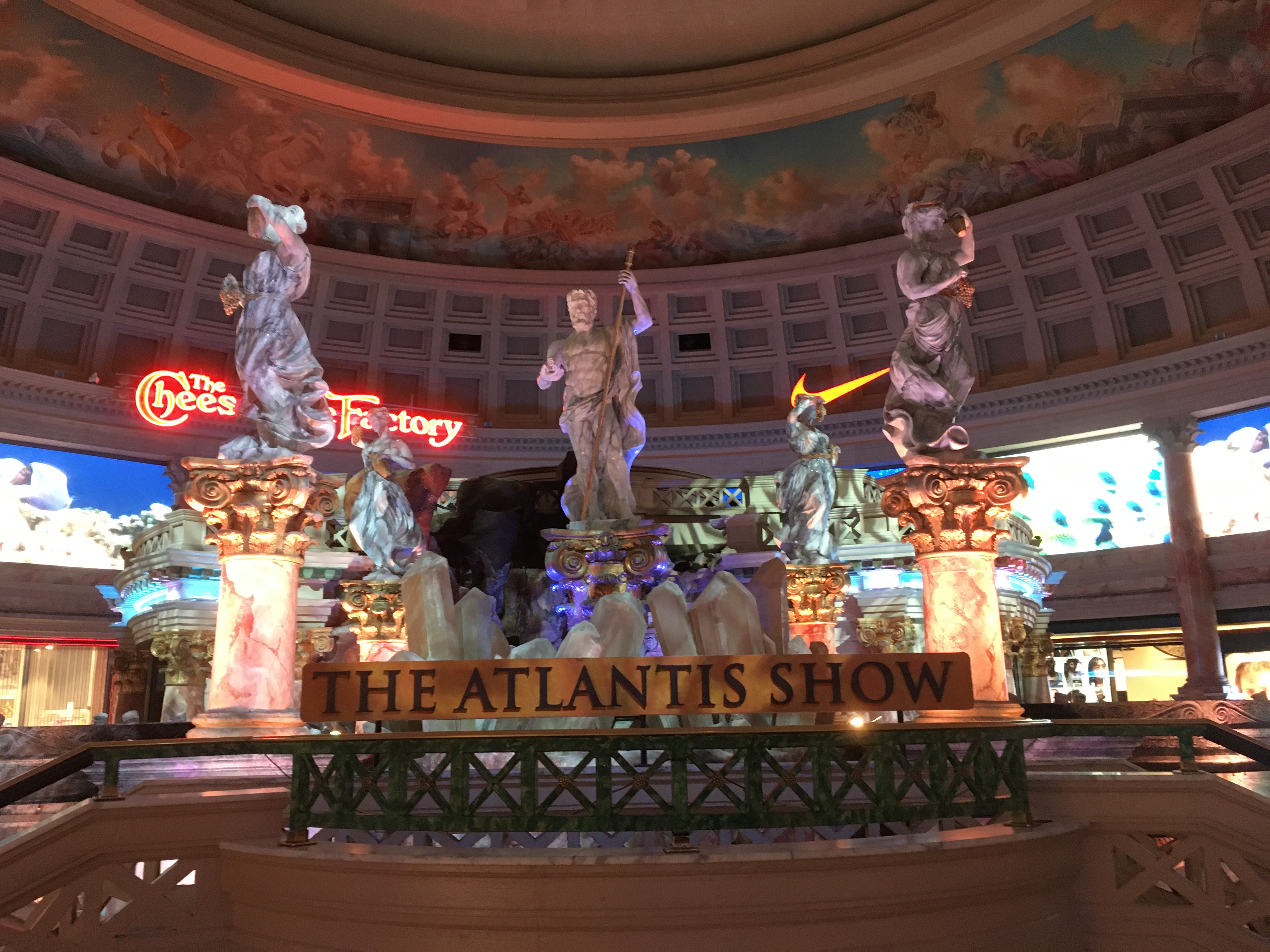 fall of atlantis at caesars palace