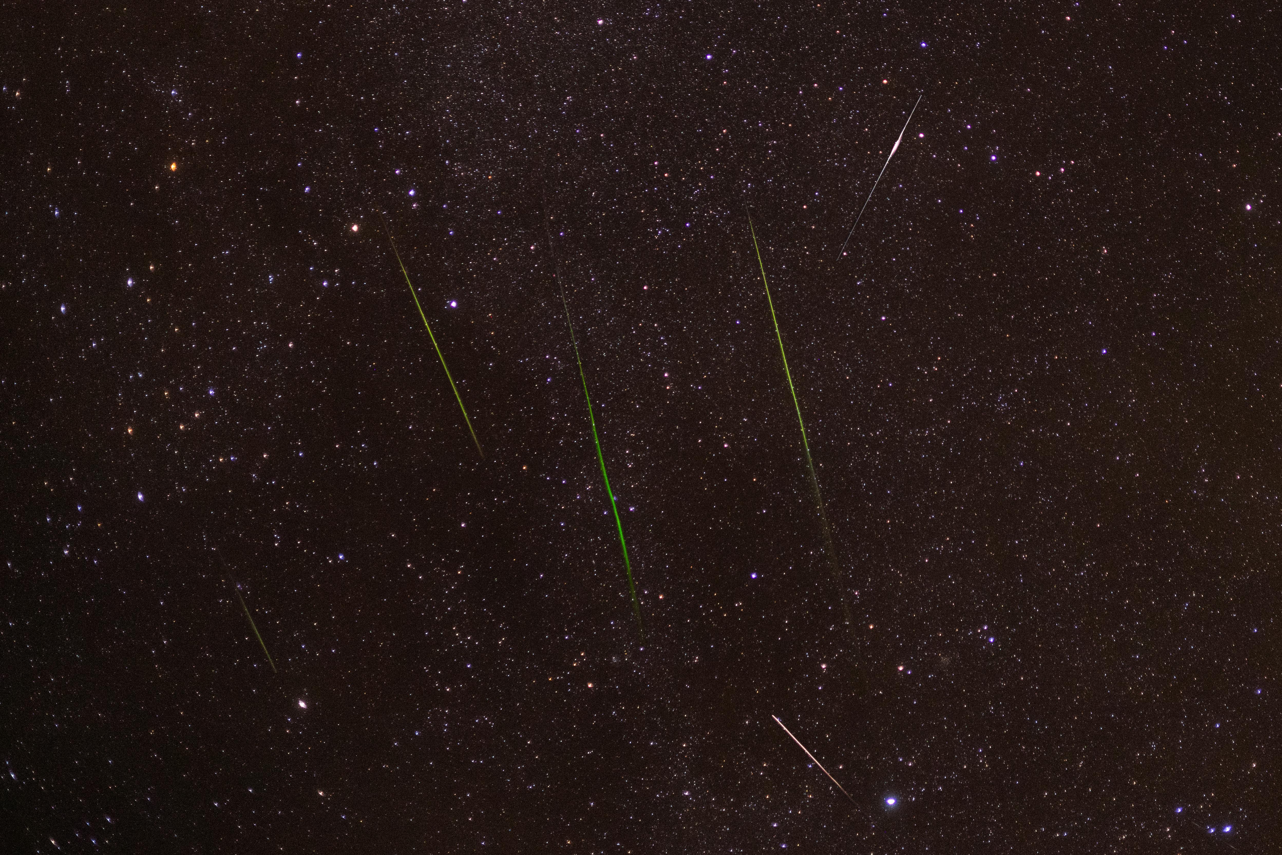 perseids meteors shower