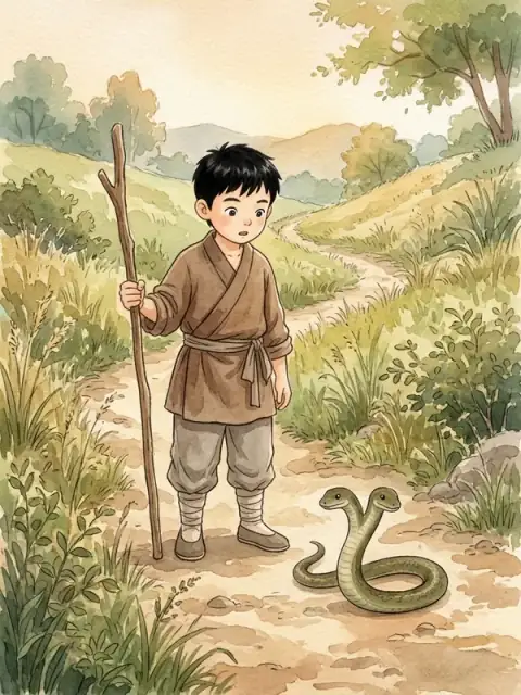 Sunshu Ao and the Two-Headed Snake