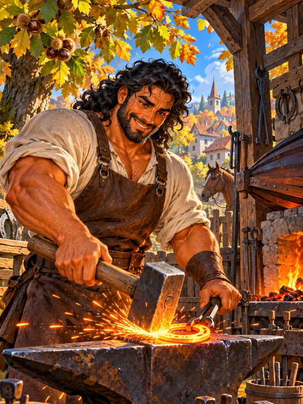 The Village Blacksmith