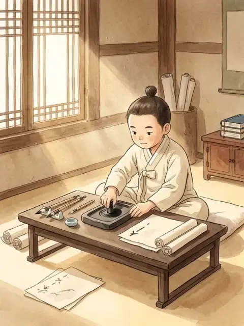 Kim Jeong-hui and the Ten Worn Inkstones