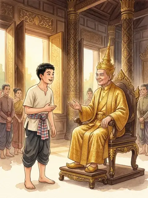 Sri Thanonchai and the King's Riddle