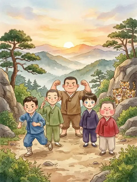 Five Friends with Five Gifts