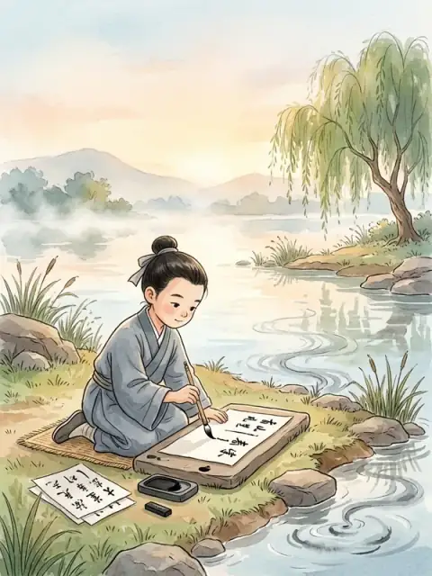 Wang Xizhi and the Ink-Black Pond