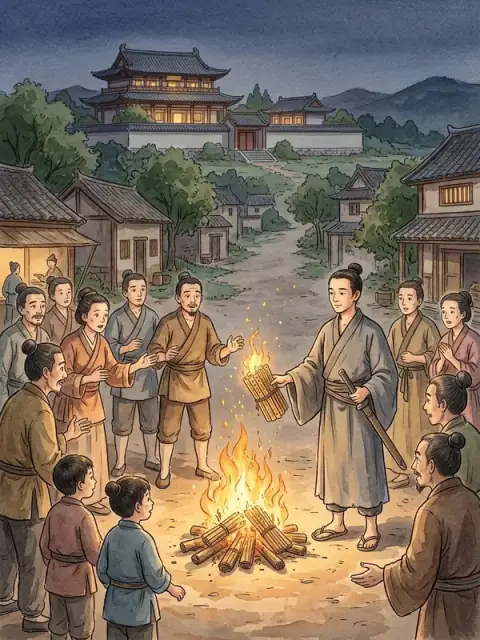 Feng Xuan Burns the Debt Notes