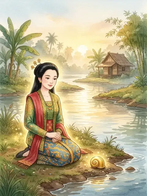 Keong Mas, the Golden Snail
