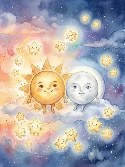 The Sun and the Moon