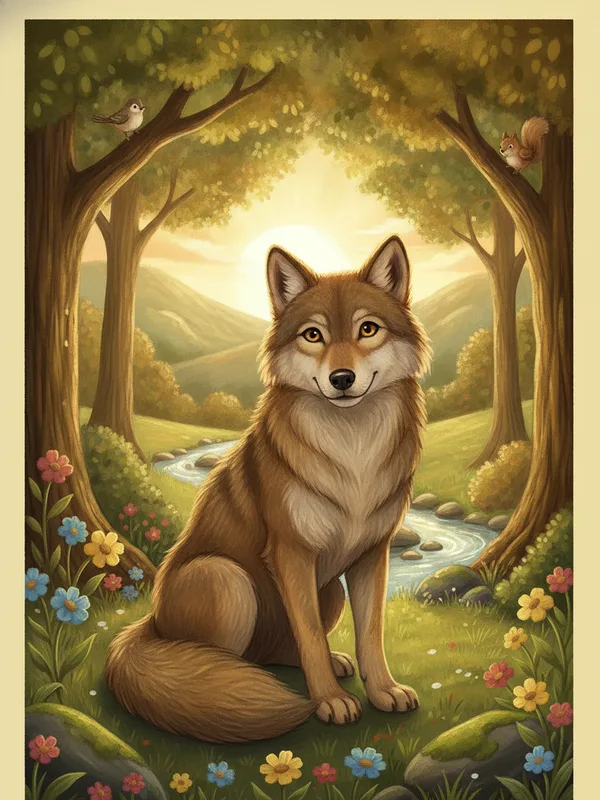 Brown Wolf
