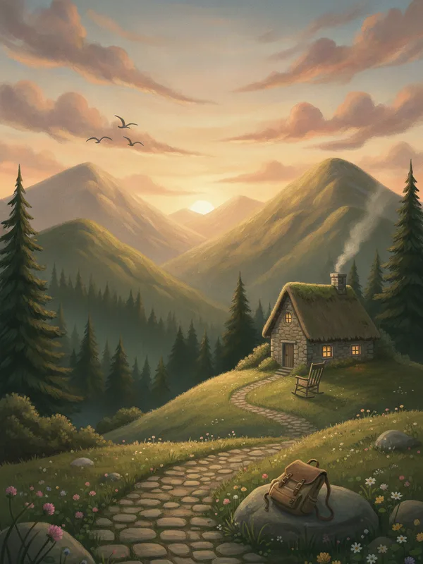 BACK AGAIN OVER THE MOUNTAINS.