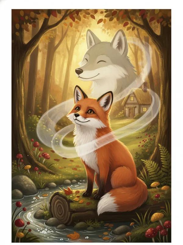 The Red Fox and Cousin Greylegs
