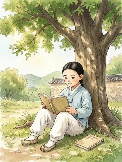 Kim Deuk-sin Never Gave Up Reading