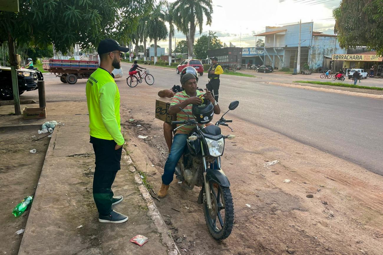 DETRAN promove ação educativa em Breu Branco 