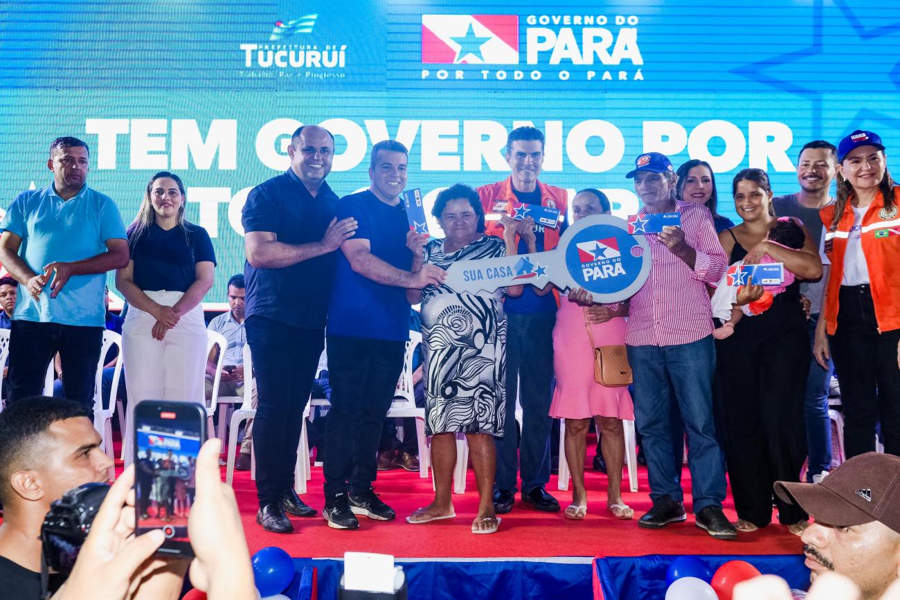Famílias de Tucuruí são beneficiadas com o programa habitacional Sua Casa

