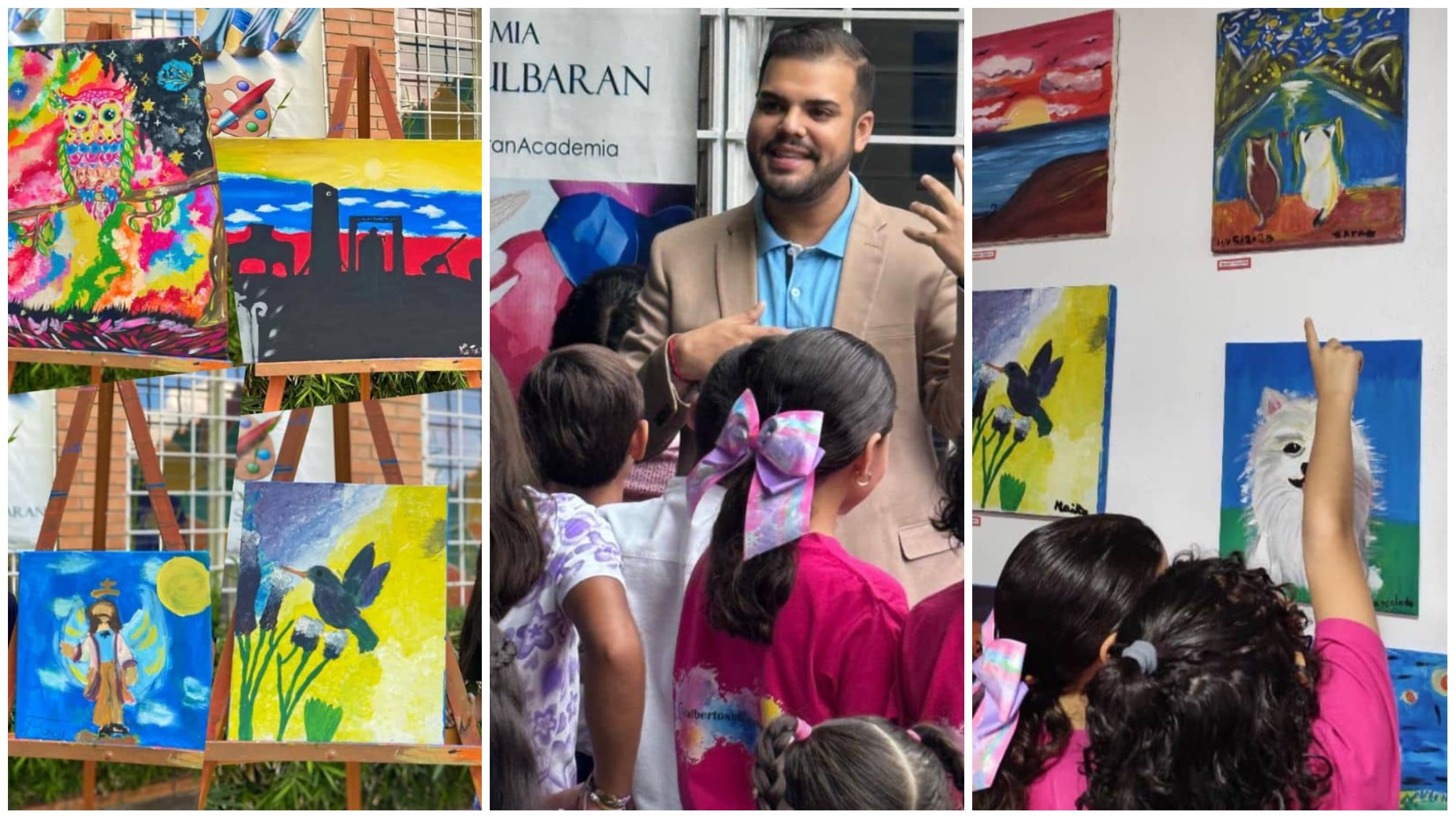 ¡Color y creatividad en Lara! Los estudiantes de la Academia Alberto Sulbarán celebraron el Día del Artista Plástico con una vibrante exposición de arte