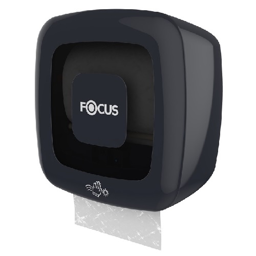 ДИСПЕНСЕР БУМАЖ.ПОЛОТЕНЕЦ С СЕНСОРОМ ЧЕРНЫЙ (ЭЛЕКТ)