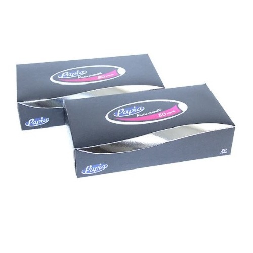 САЛФЕТКИ В КОРОБКЕ PAPIA 80 ЛИСТОВ 24 ПАЧЕК