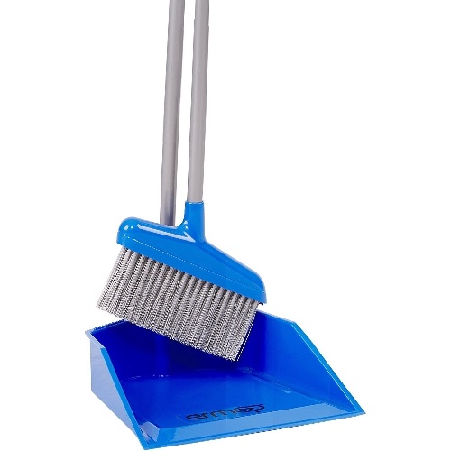 ЩЕТКА И СОВОК С РУЧКОЙ СИНИЕ FS M