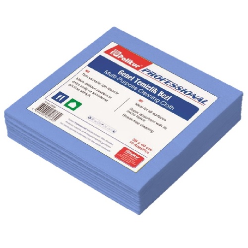 ТРЯПКА ДЛЯ МЫТЬЯ FIBER СИНЯЯ 10 ШТ