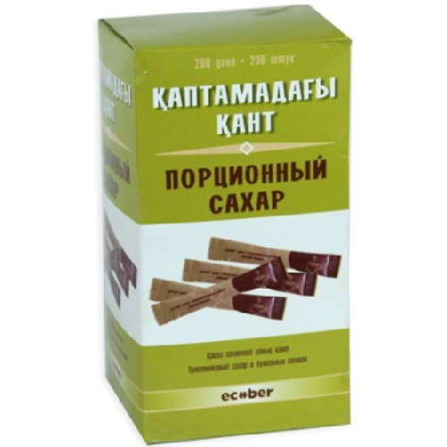 САХАР КОРИЧНЕВЫЙ В ПАКЕТИКЕ 2X11 (200ШТ)