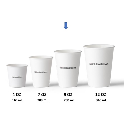 СТАКАНЫ КАРТОННЫЕ 9 OZ 250 МЛ.