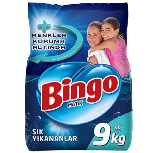 BINGO MATIK ДЛЯ ЧАСТОЙ СТИРКИ ЦВЕТНОГО БЕЛЬЯ 9КГ