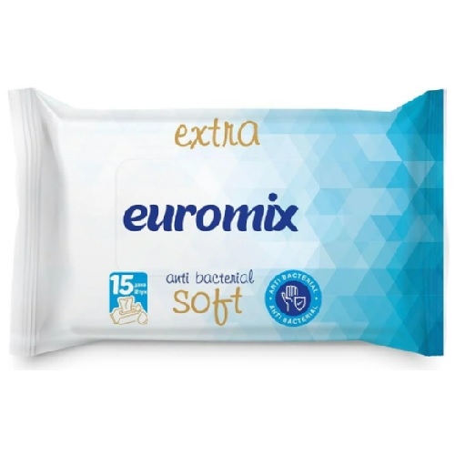 ВЛАЖНАЯ САЛФЕТКА EUROMİX 15 ШТ