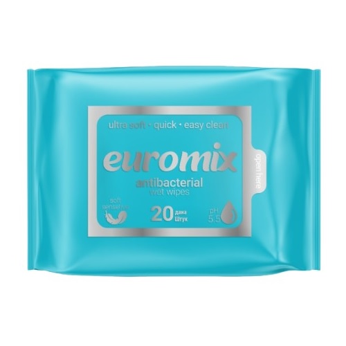 ВЛАЖНАЯ САЛФЕТКА EUROMİX 20 ШТ