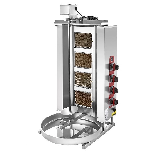 4X ДОНЕР АППАРАТ C МОТОРОМ (ГАЗОВЫЙ) D08(M)