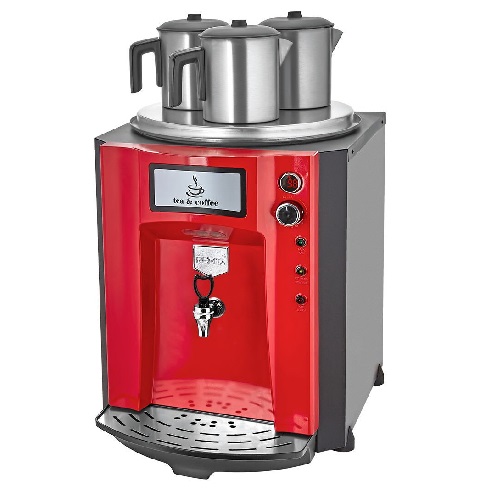 ЭЛЕКТРИЧЕСКИЙ ЧАЙНИК С 3 ЧАЙНИКАМИ DE10P - КРАСНЫЙ