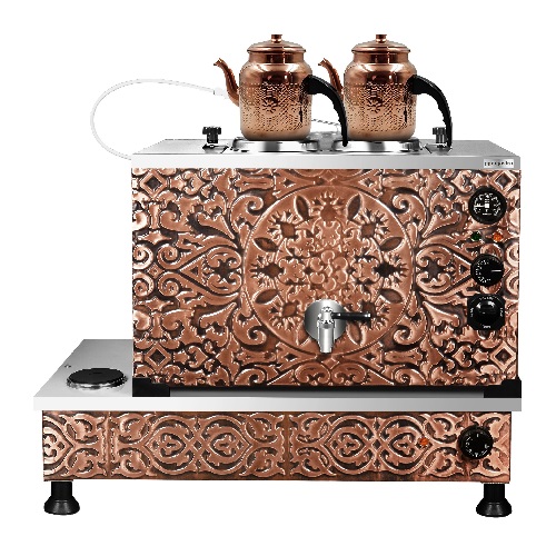 МЕДНЫЙ ЧАЙНЫЙ АППАРАТ НА 2 ЧАЙНИКА BTF02