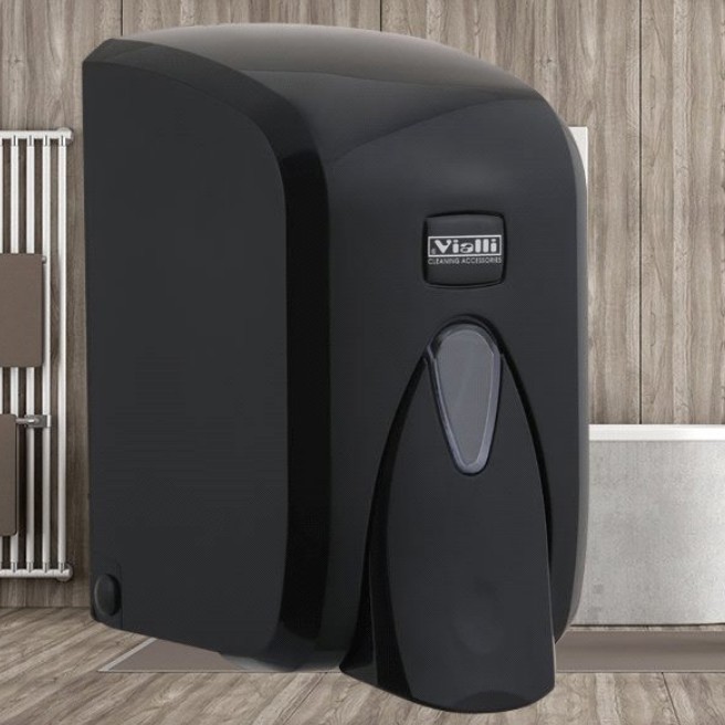ДИСПЕНСЕР ДЛЯ ЖИДКОГО МЫЛА 500МЛ VIALLI S5B ЧЕРНЫЙ