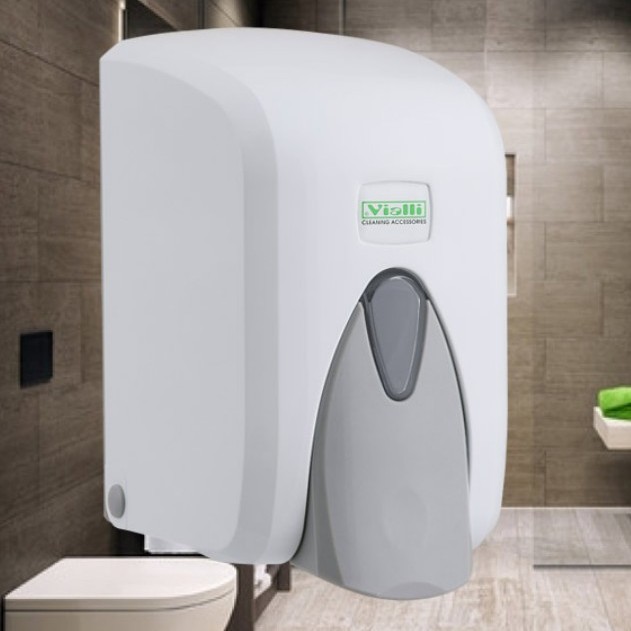 ДИСПЕНСЕР ДЛЯ ЖИДКОГО МЫЛА 500МЛ VIALLI S5 БЕЛЫЙ
