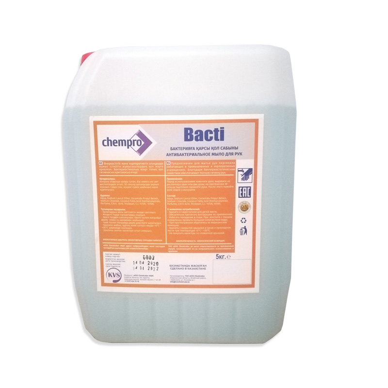 ЖИДКОЕ МЫЛО АНТИБАКТЕРИАЛ. CHEMPRO BACTI 5Л