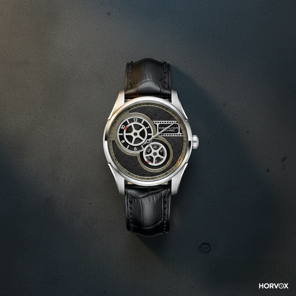 Hamilton Jazzmaster Regulator Cinema'nın önden görünümü